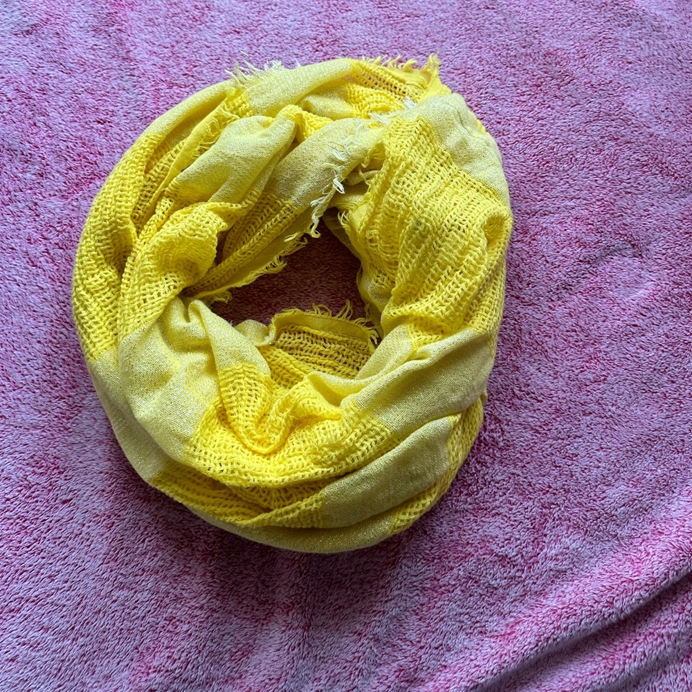 Brass plum infinity scarf